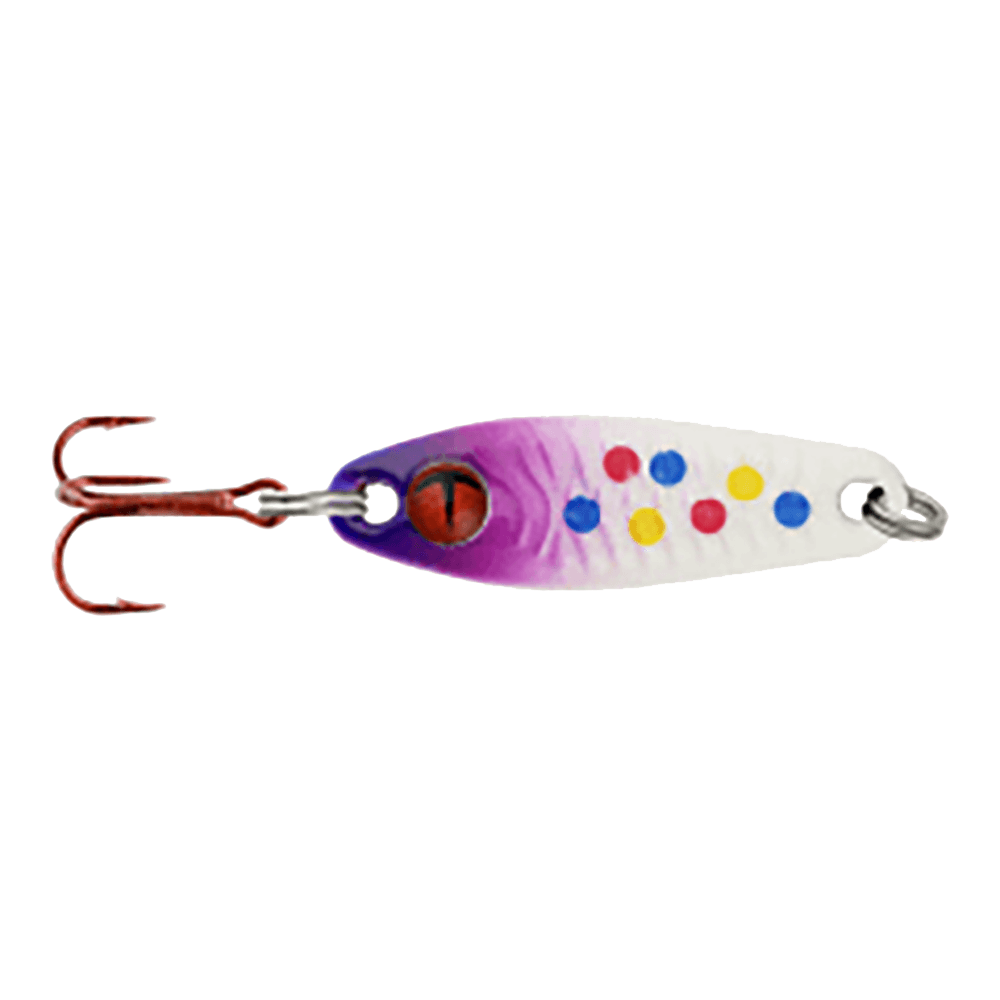 NORTHLAND TUNG BUCK-SHOT RATTLE SPOON
Super Glo Purple Wonder