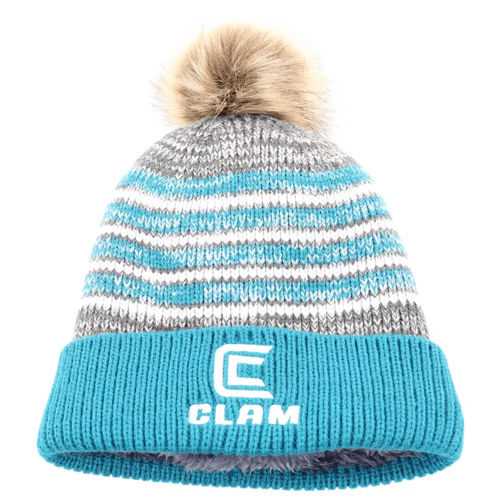 CLAM POM HAT
Teal