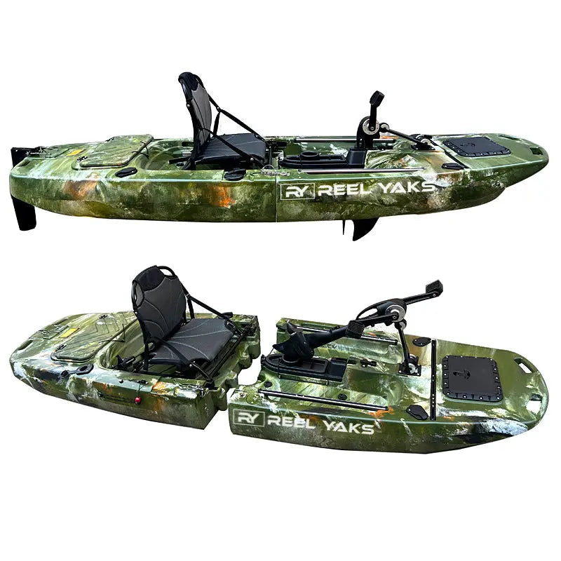 ReelYaks Raider 9.5ft Propeller Drive Modular Fishing Kayak