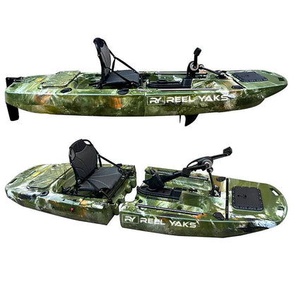 ReelYaks Raider 9.5ft Propeller Drive Modular Fishing Kayak