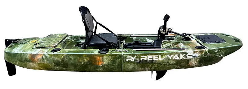 ReelYaks Raider 9.5ft Propeller Drive Modular Fishing Kayak