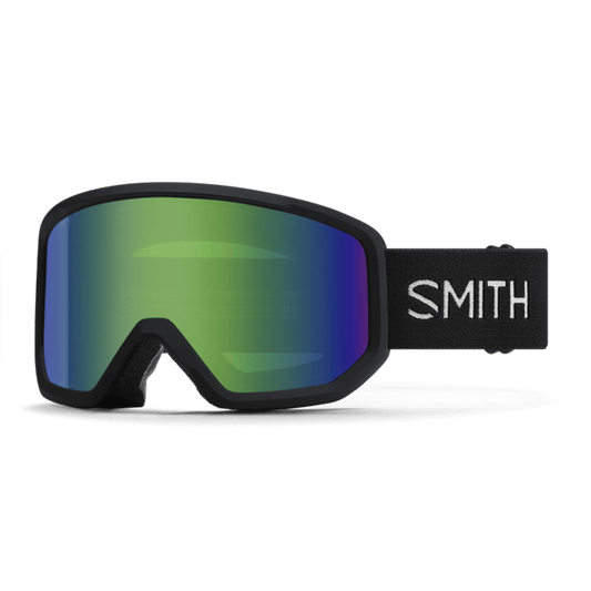 SMITH TRANSFER GOGGLES         25/26
BLACK + GREEN SOL-X MIRROR LENS