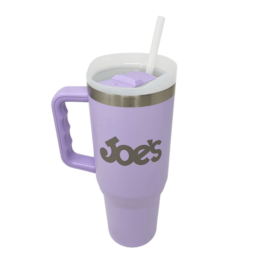 YUKON OUTFITTERS FIT FORTY TUMBLER - JOE'S LOGO ETCHED lavender