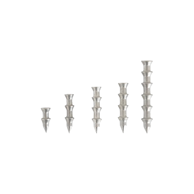TUNGSTEN PAGODA NAIL SINKERS - 4 Variants