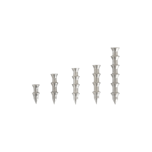 TUNGSTEN PAGODA NAIL SINKERS - 4 Variants