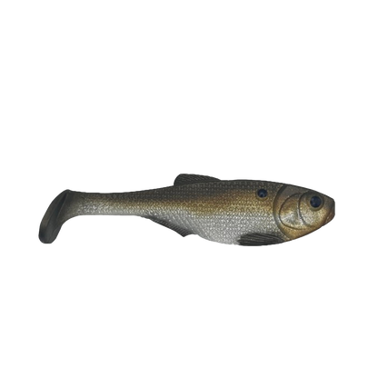 Da Boot Swimbait - Boot Tail - 7.5" - mirrored light smoke black