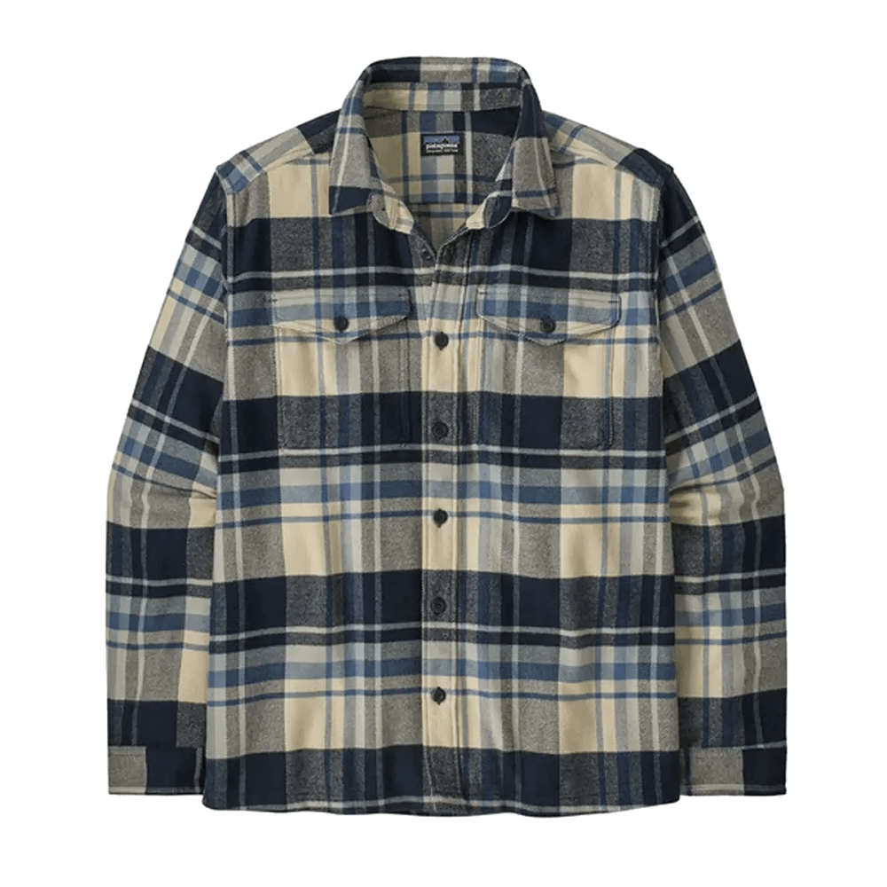 PATAGONIA 7990 MENS FJORD FLANNEL SHIRT - SUNKEN BLUE
Front View