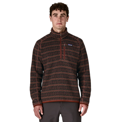 PATAGONIA 7990 MENS BETTER SWEATER 1/4 ZIP - DRIED VANILLA
Front View