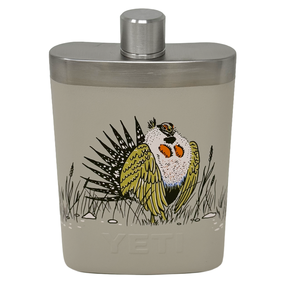 YETI FLASK UPLAND BIRD - TAUPE - FRONT VIEW